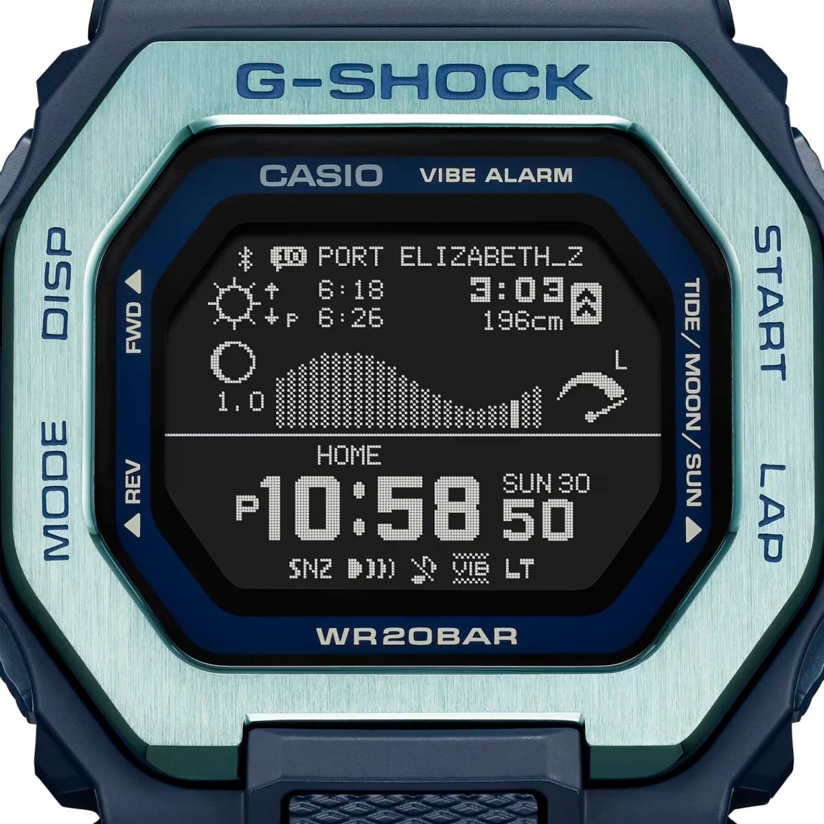 Reloj G-SHOCK GBX-100TT-2D Resina Hombre Azul3