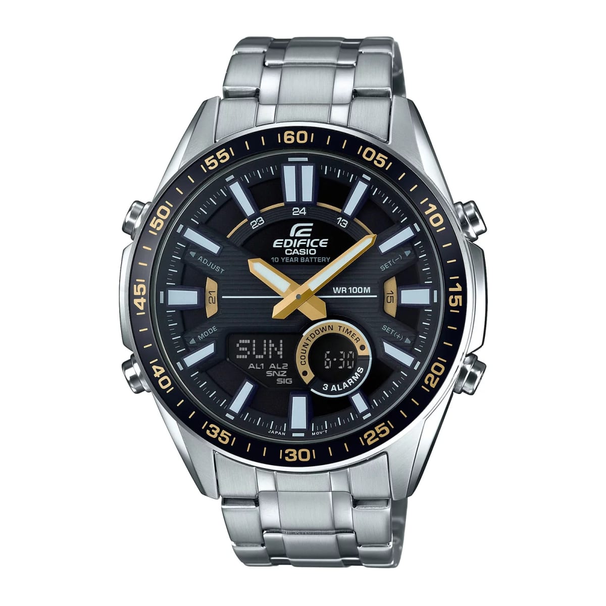 Reloj EDIFICE EFV-C100D-1B Acero Hombre Plateado3