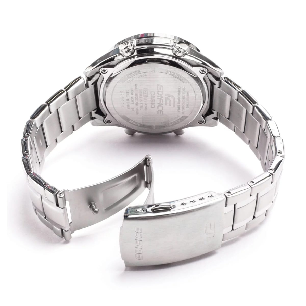 Reloj EDIFICE EFV-C100D-1B Acero Hombre Plateado1