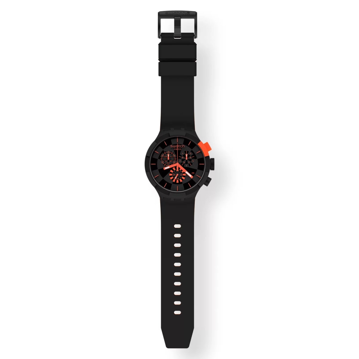 Reloj SWATCH CHECKPOINT RED SB02B402 Negro3