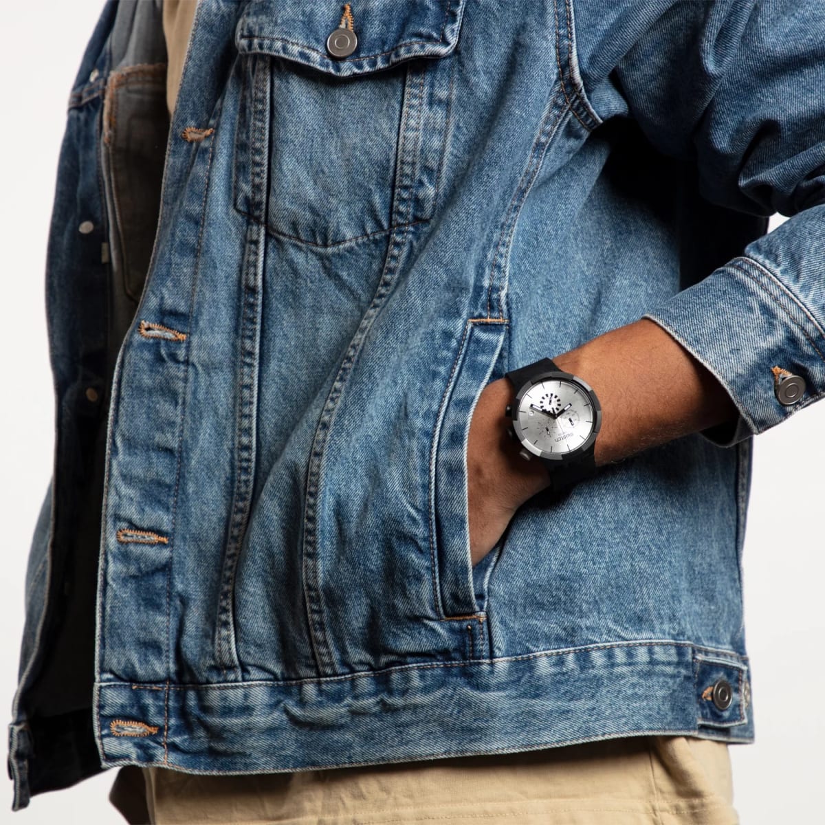 Reloj SWATCH CHEQUERED SILVER SB02B404 Negro8