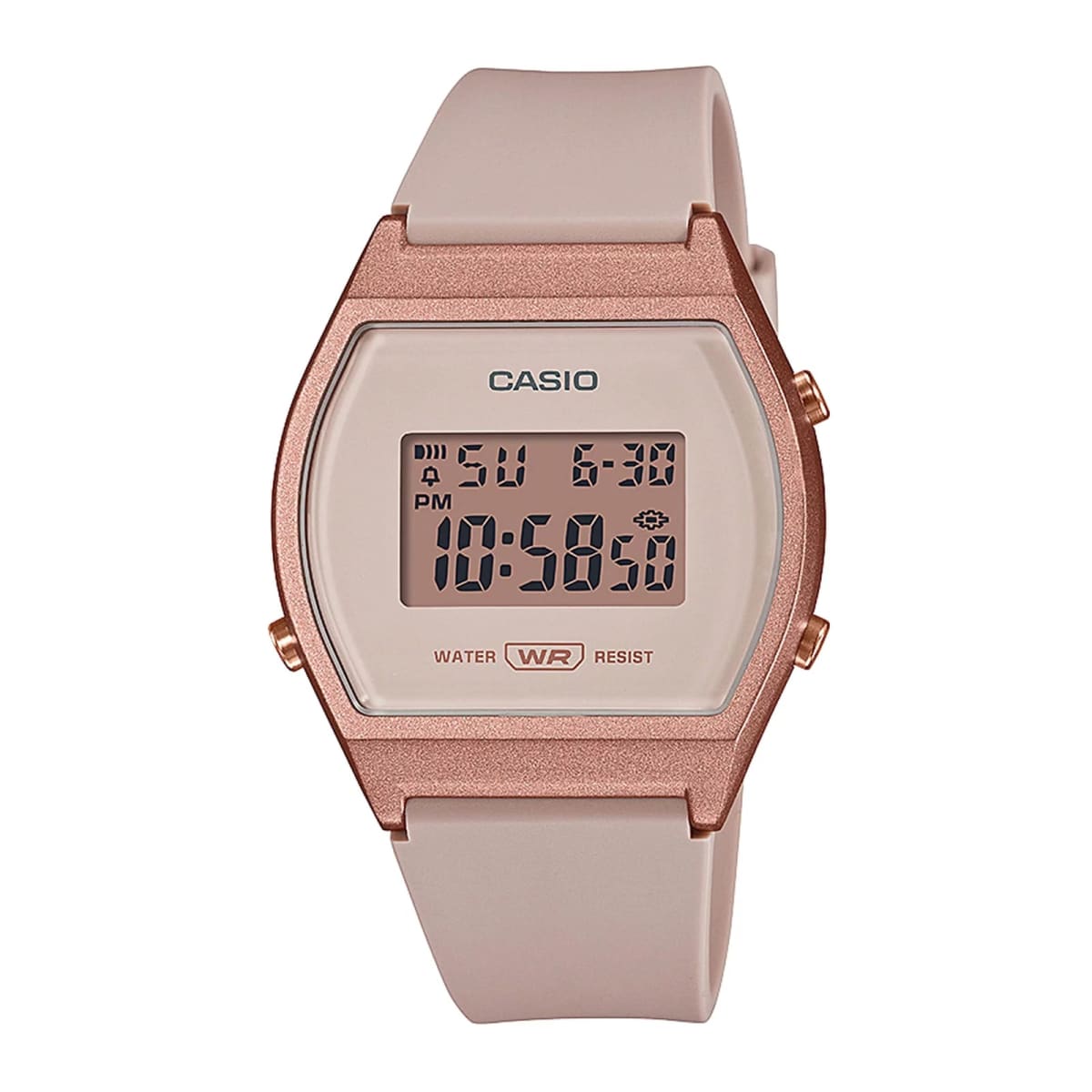 Reloj CASIO Regular LW-204-4A Resina Mujer Oro Rosa1