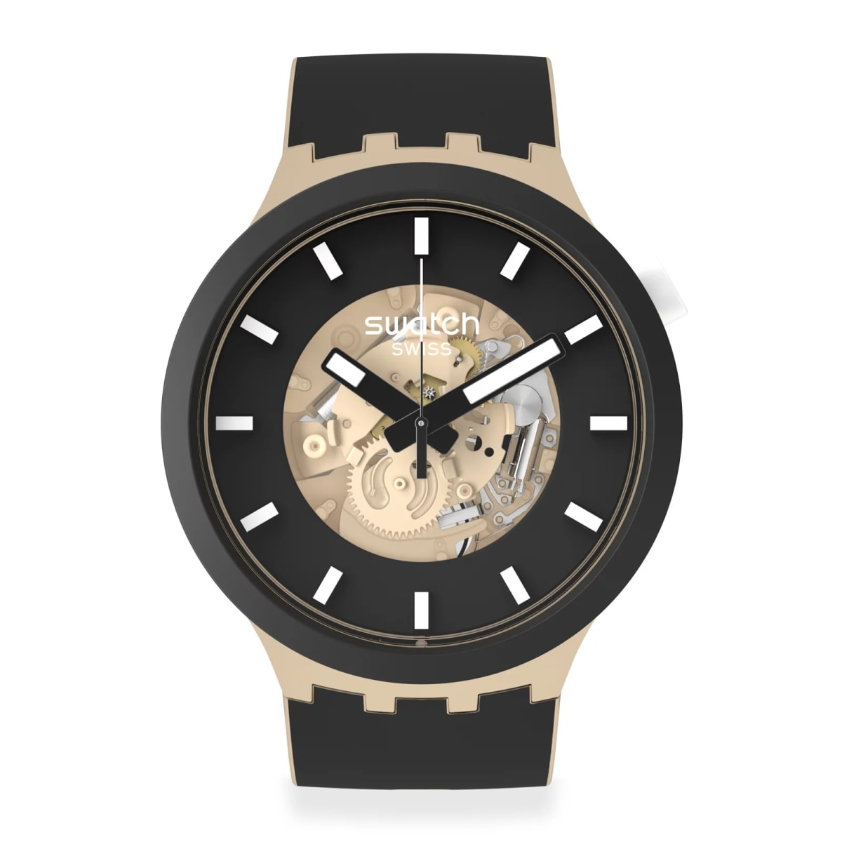 Reloj SWATCH TIME FOR TAUPE SB03C100 Rosado1