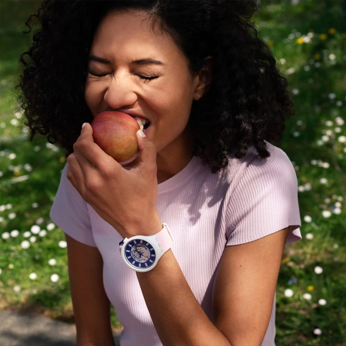 Reloj SWATCH DIVERSIPINK SB03M105 Gris5