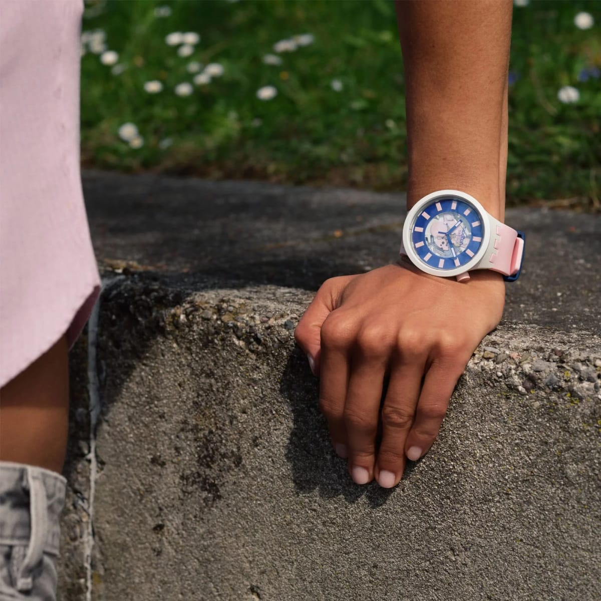 Reloj SWATCH DIVERSIPINK SB03M105 Gris4