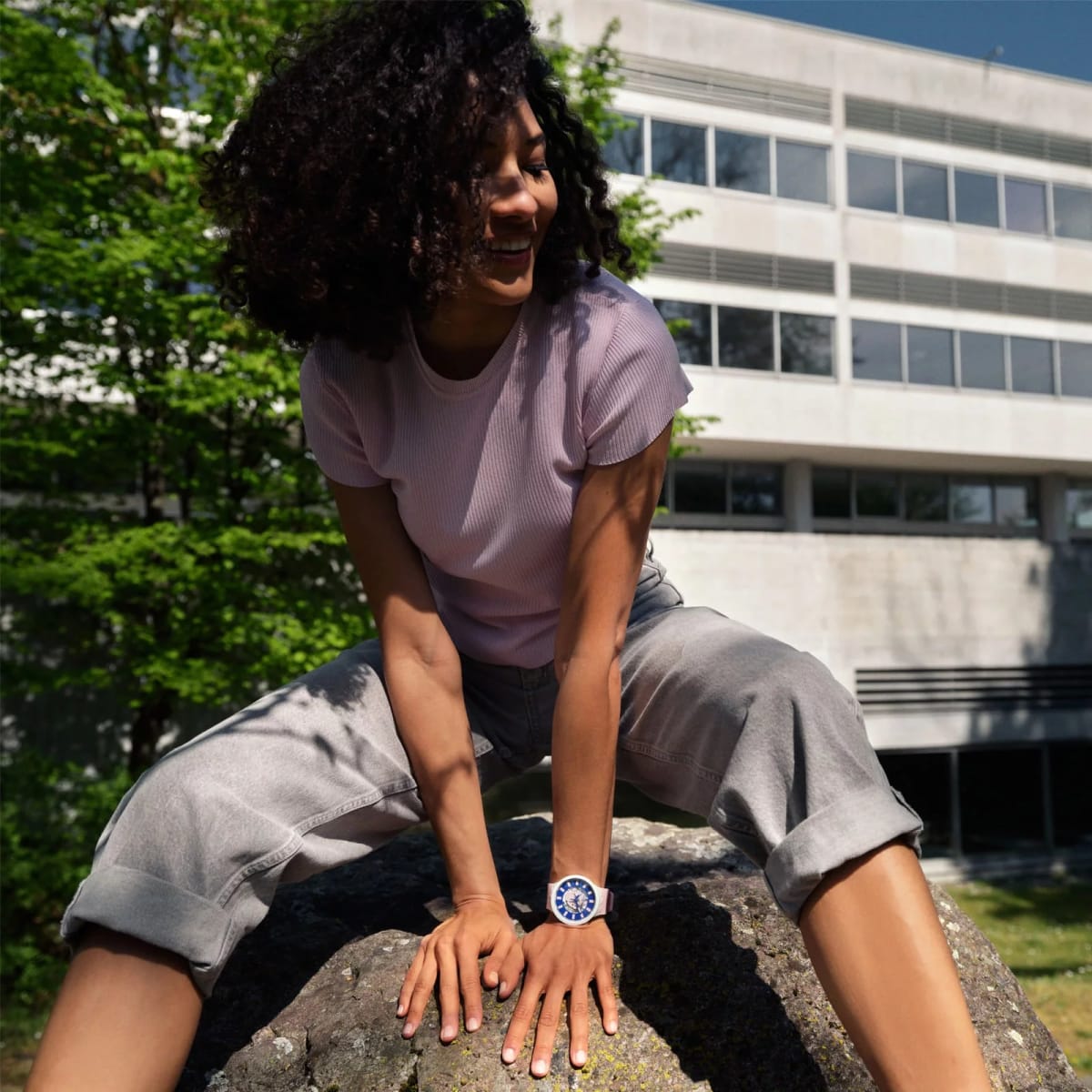 Reloj SWATCH DIVERSIPINK SB03M105 Gris3