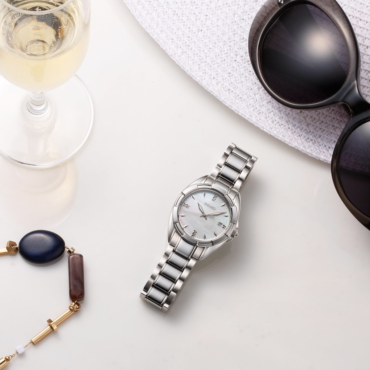 Reloj SEIKO SKK885P1 Cuarzo Acero Mujer Plateado4