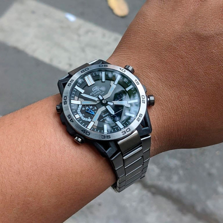 Reloj EDIFICE ECB-2000DC-1A Acero Hombre Negro3