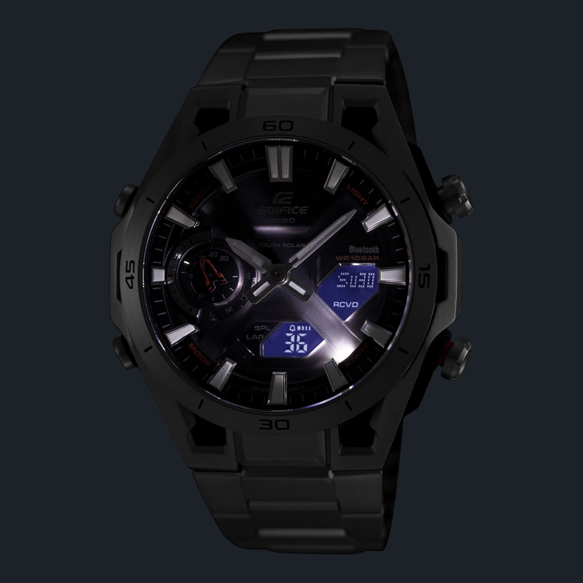 Reloj EDIFICE ECB-2300DC-1A Acero Hombre Negro4