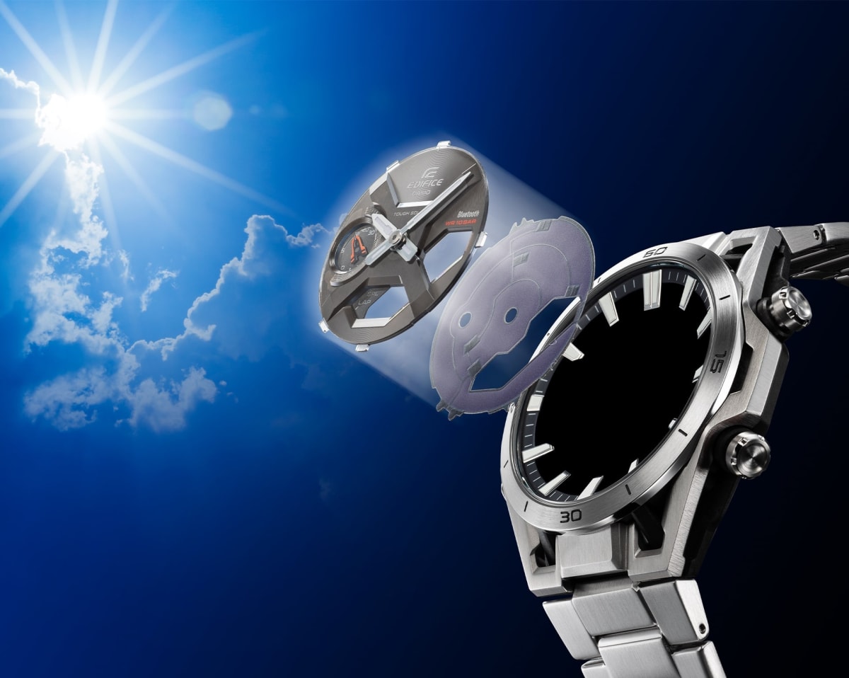 Reloj EDIFICE ECB-2300D-1A Carbono/Acero Hombre Plateado8