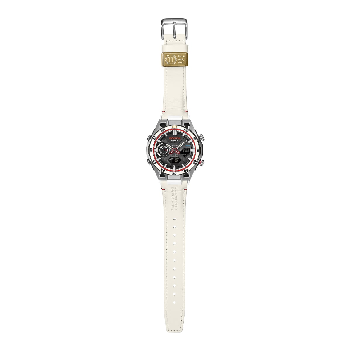 Reloj EDIFICE ECB-2300HR-1A Carbono/Acero Hombre Blanco4