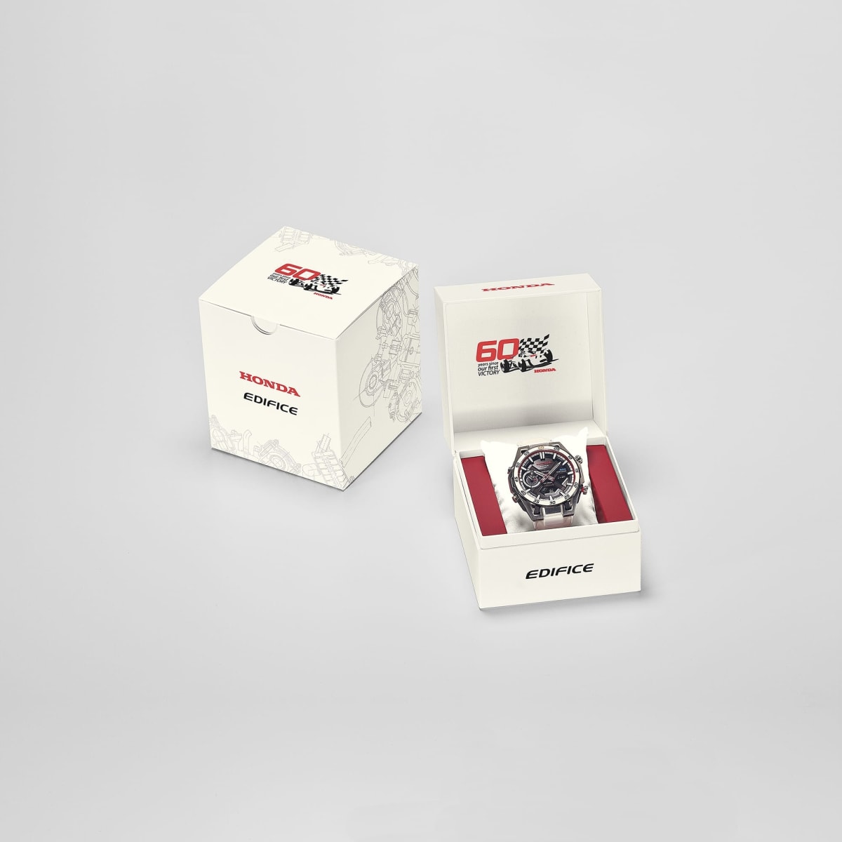 Reloj EDIFICE ECB-2300HR-1A Carbono/Acero Hombre Blanco11