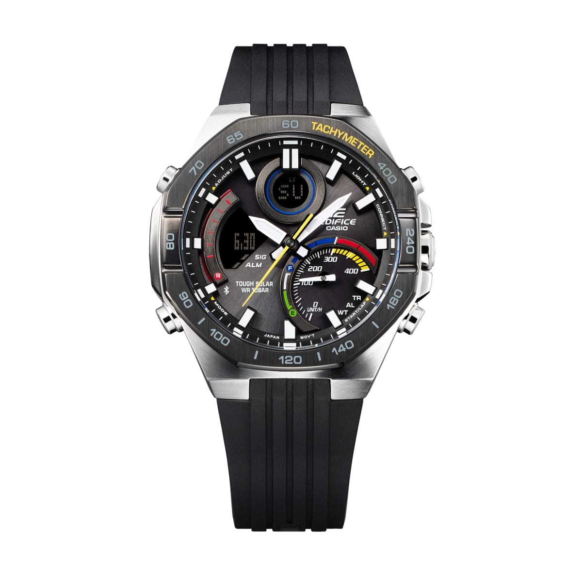 Reloj EDIFICE ECB-950MP-1A Acero/Resina Hombre Plateado/Negro2