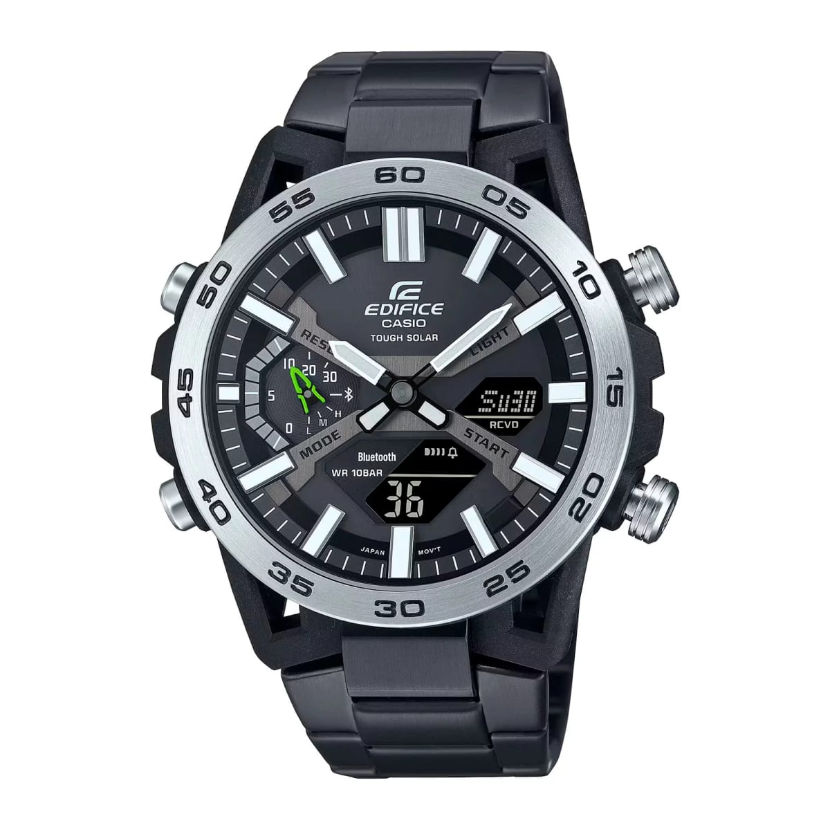 Reloj EDIFICE ECB-2000DD-1A Carbono/Acero Hombre Negro1