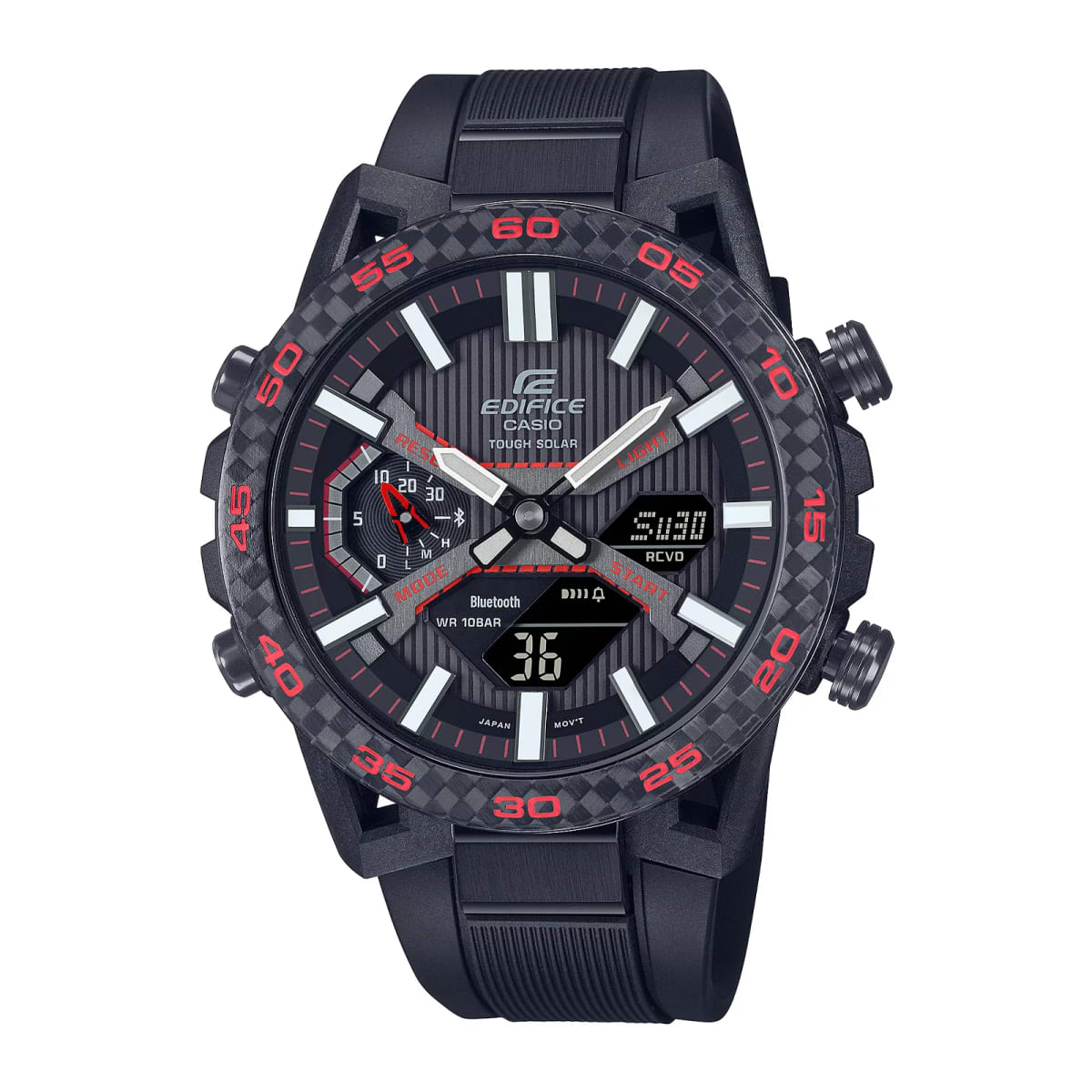 Reloj EDIFICE ECB-2000PB-1A Acero Hombre Negro1