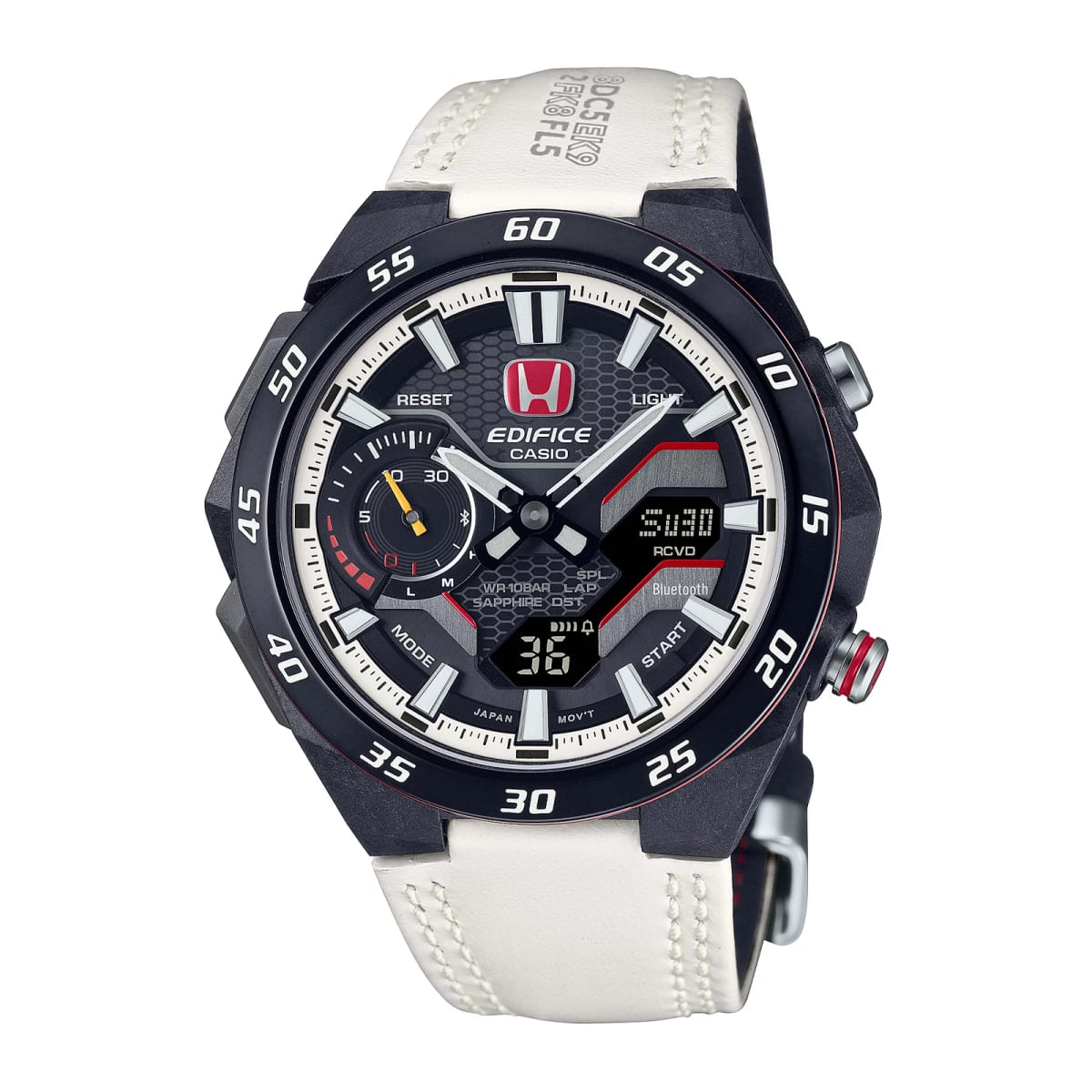 Reloj EDIFICE ECB-2200HTR-1A Carbono/Acero Hombre Negro1
