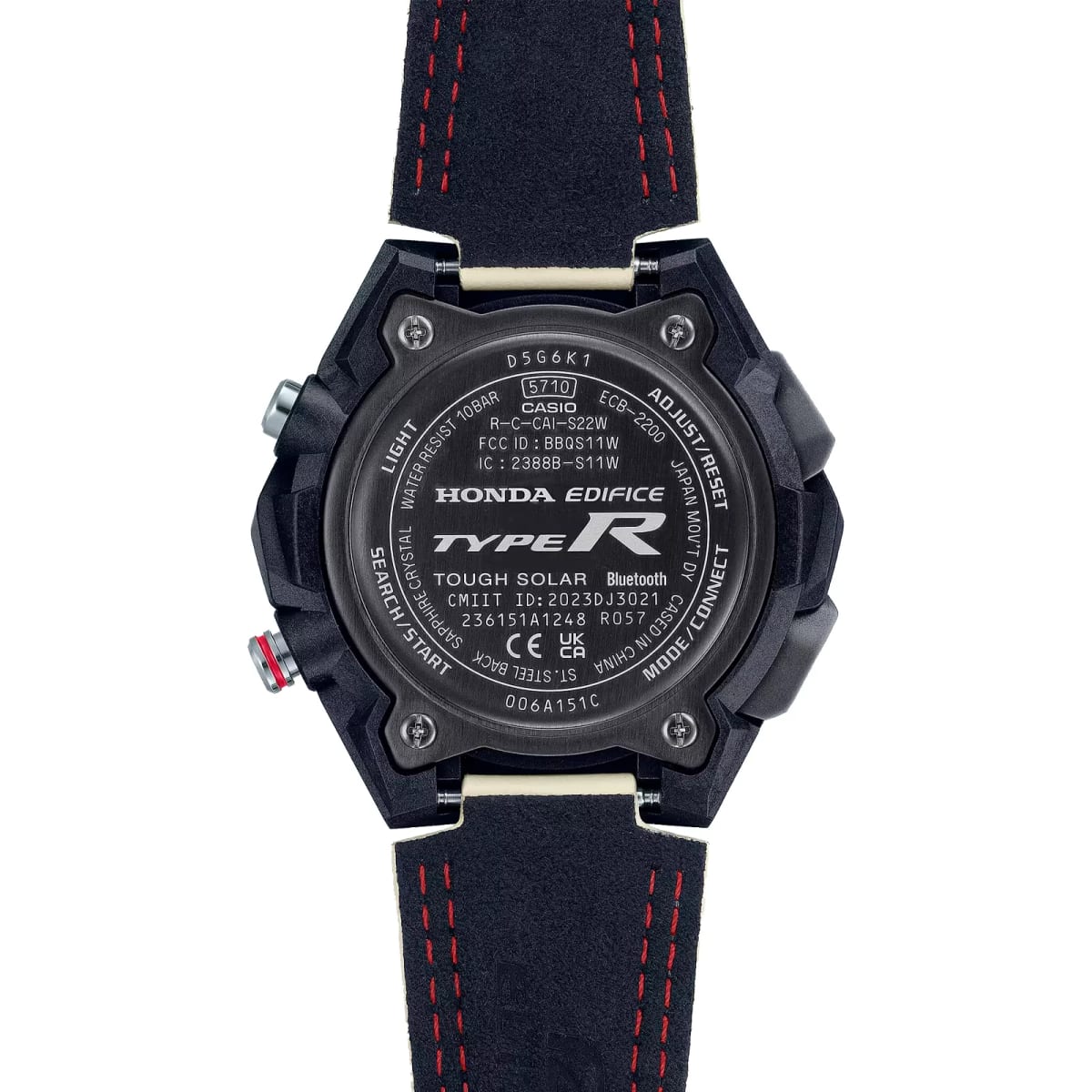 Reloj EDIFICE ECB-2200HTR-1A Carbono/Acero Hombre Negro5