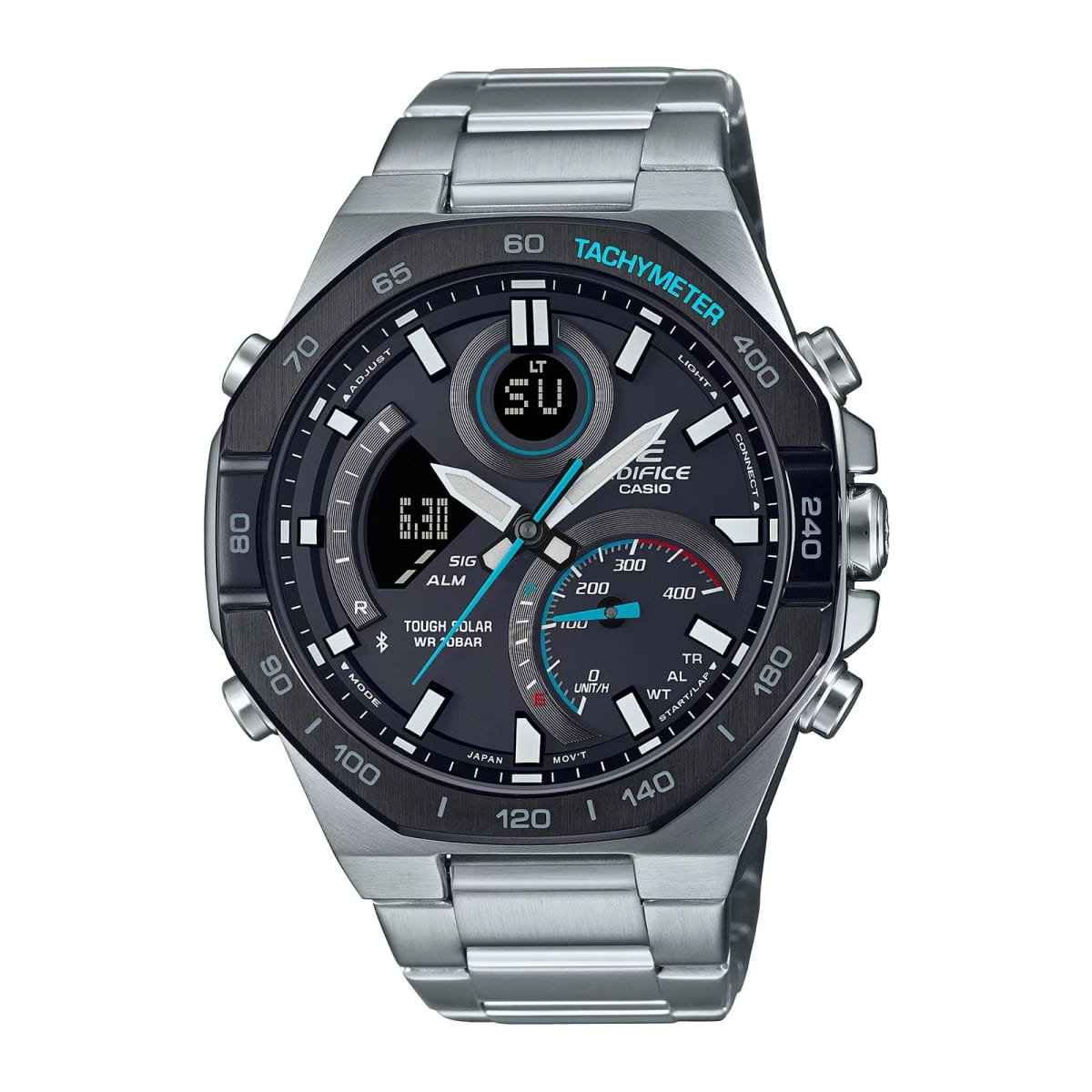 Reloj EDIFICE ECB-950DB-1A Acero Hombre Plateado1
