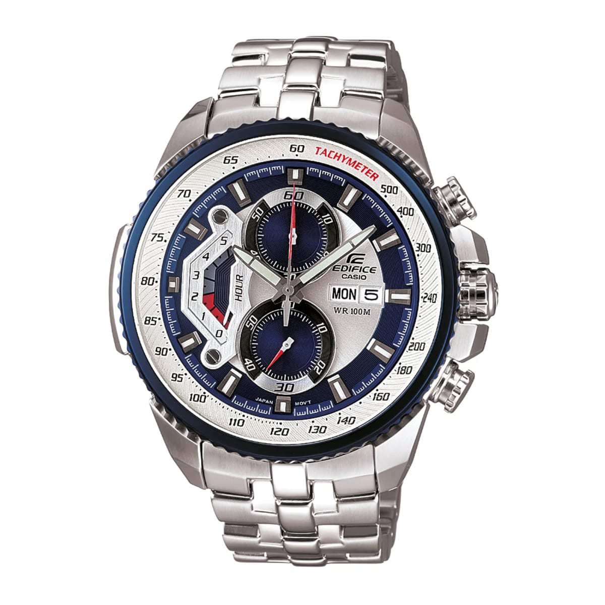 Reloj EDIFICE EF-558D-2A Acero Hombre Plateado1