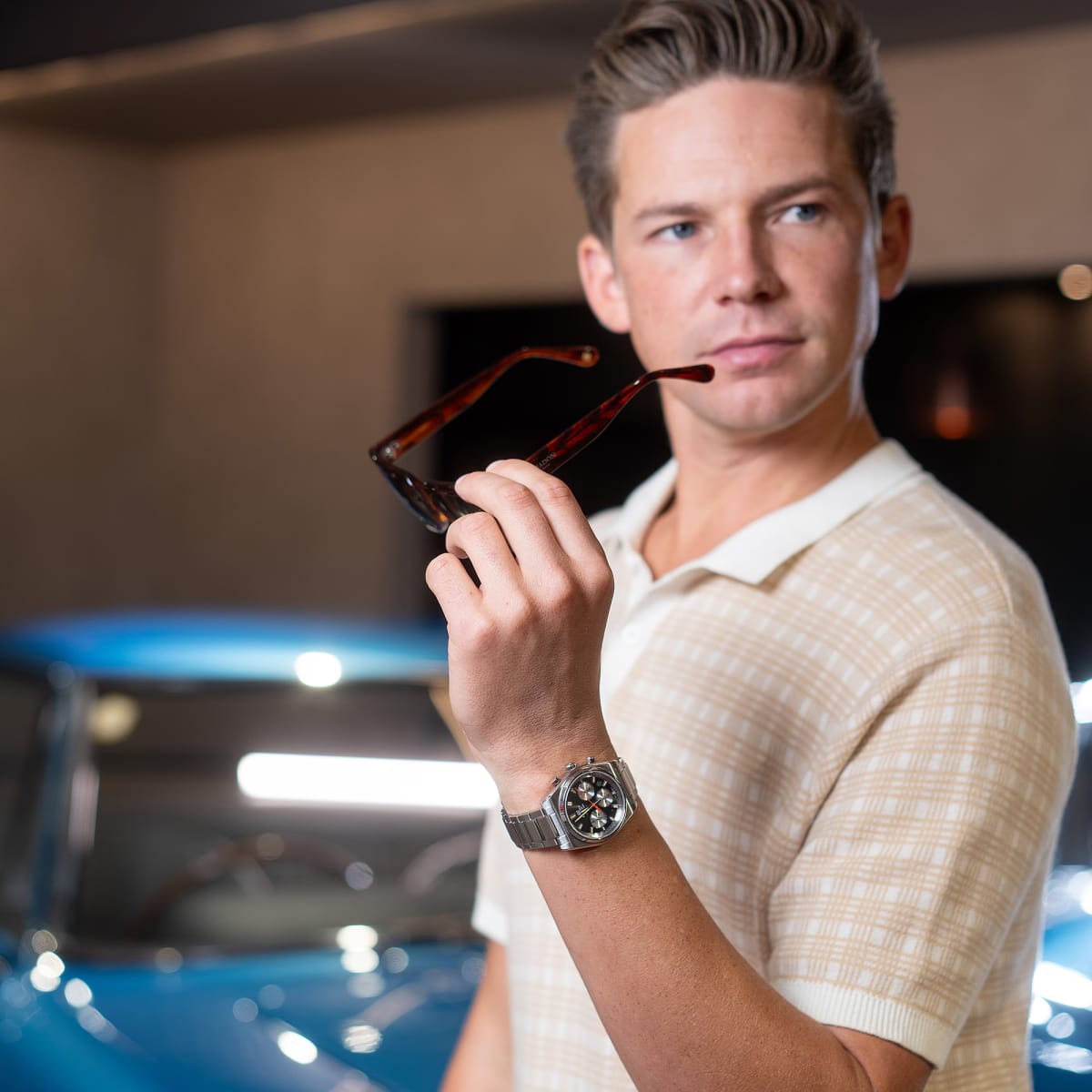 Reloj EDIFICE EFB-730D-1A Acero Hombre Plateado4