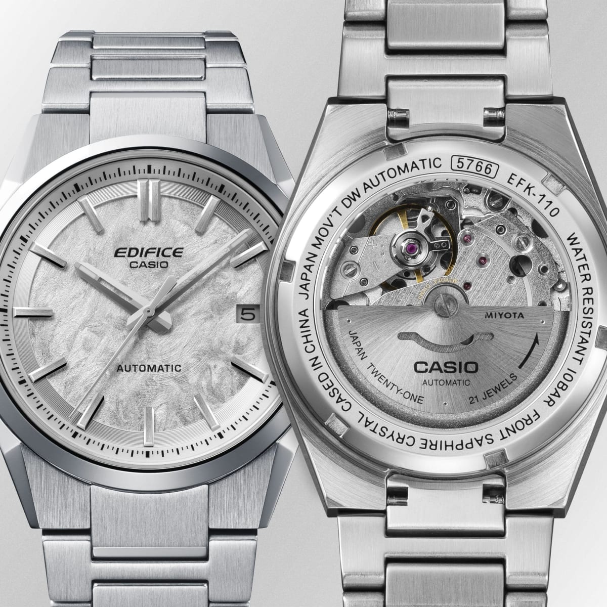 Reloj EDIFICE EFK-110D-7A Acero Hombre Plateado2