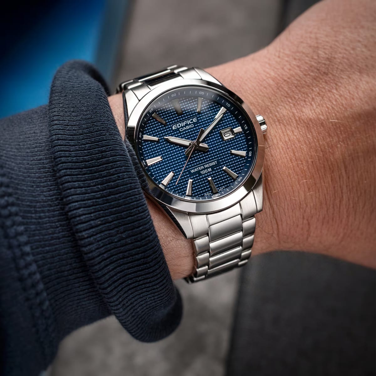 Reloj EDIFICE EFV-160D-2A Acero Hombre Plateado2