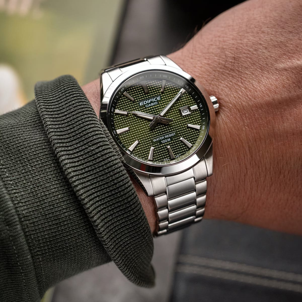 Reloj EDIFICE EFV-160D-3A Acero Hombre Plateado2