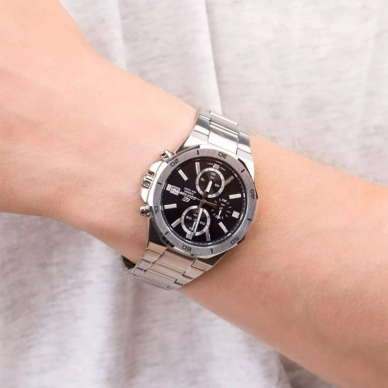 Reloj EDIFICE EFV-640D-1A Acero Hombre Plateado3