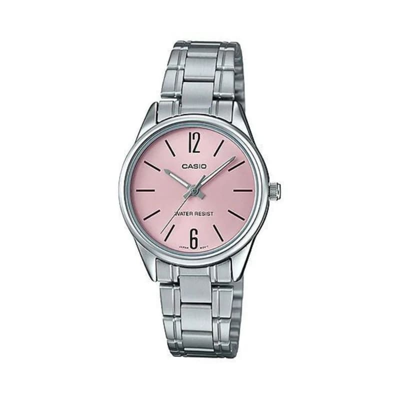 Reloj CASIO Regular LTP-V005D-4BU Acero Mujer Rosado/Plateado1