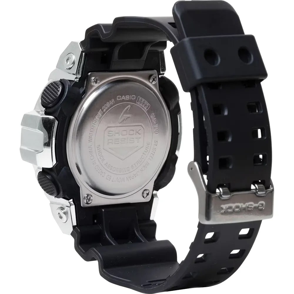 Reloj G-SHOCK GM-700-1A Resina Hombre Plateado3