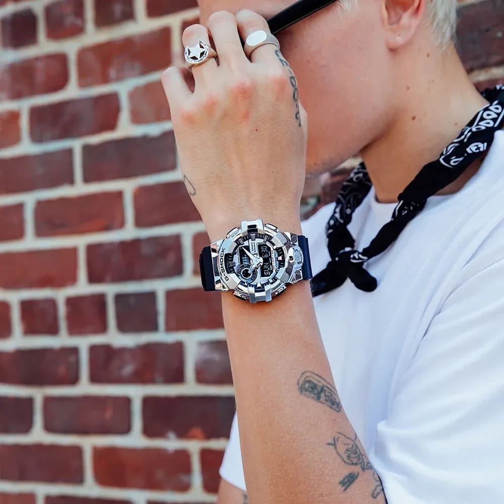 Reloj G-SHOCK GM-700-1A Resina Hombre Plateado7