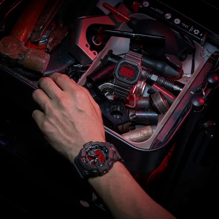 Reloj G-SHOCK GA-700BBR-1A Resina Hombre Negro2