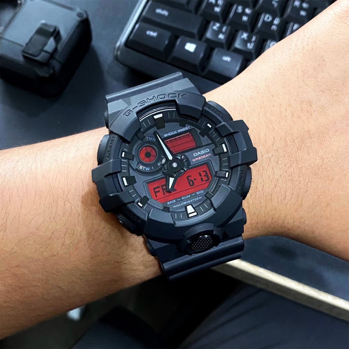 Reloj G-SHOCK GA-700BBR-1A Resina Hombre Negro4