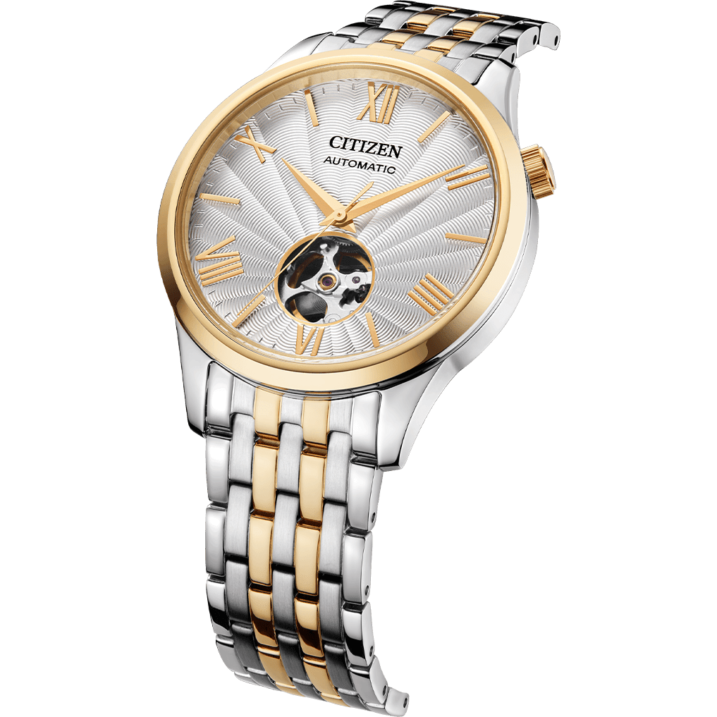 Reloj CITIZEN Automático NH9136-88A Acero Hombre Plateado/Oro rosa2