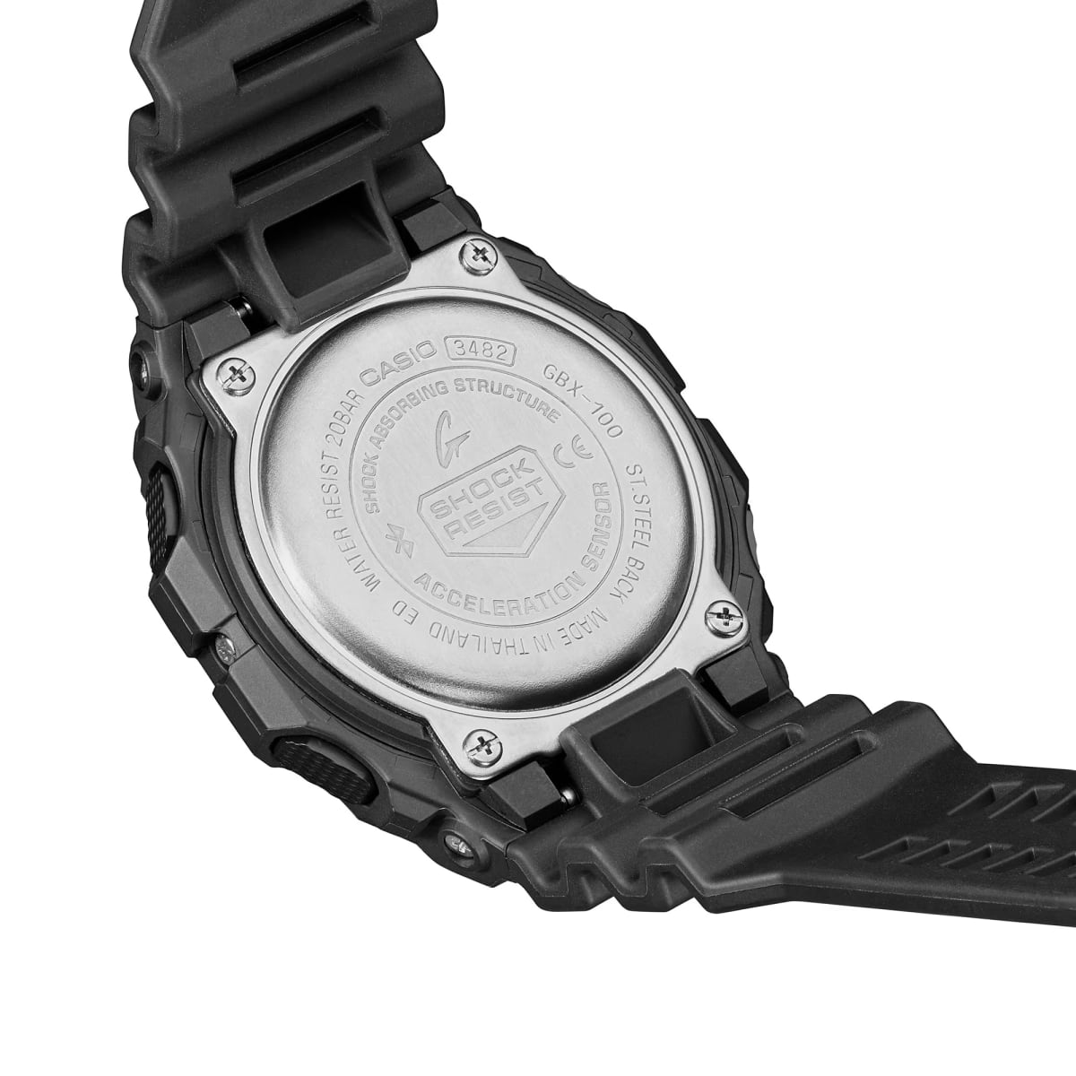 Reloj G-SHOCK GBX-100NS-1 Resina/Acero Hombre Negro5