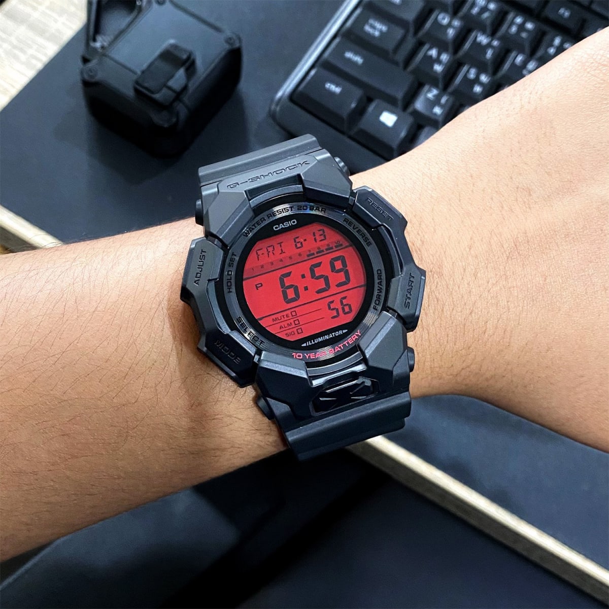 Reloj G-SHOCK GD-010BBR-1 Carbono/Resina Hombre Negro2