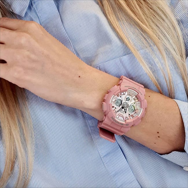 Reloj G-SHOCK GMA-S120DP-4A Resina Mujer Rosado4