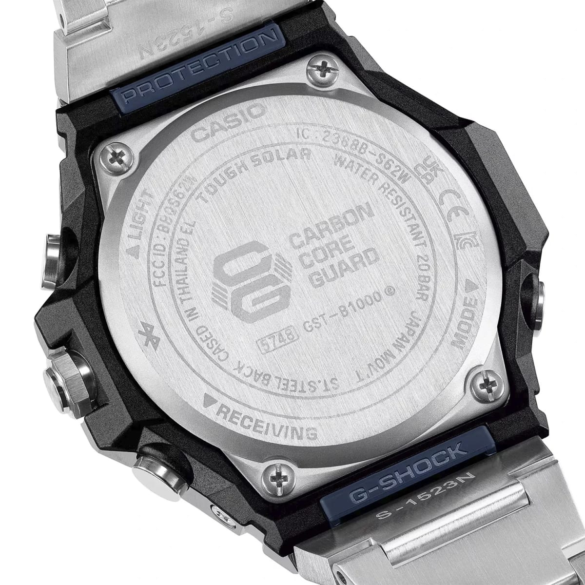 Reloj G-SHOCK GST-B1000D-2A Carbono/Acero Hombre Plateado3