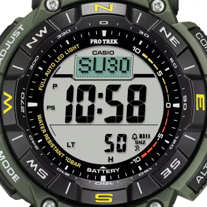Reloj PROTREK PRG-340-3 Resina Hombre Verde2