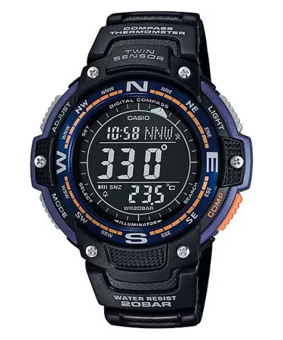 Reloj CASIO Regular SGW-100-2B Resina Hombre Negro1