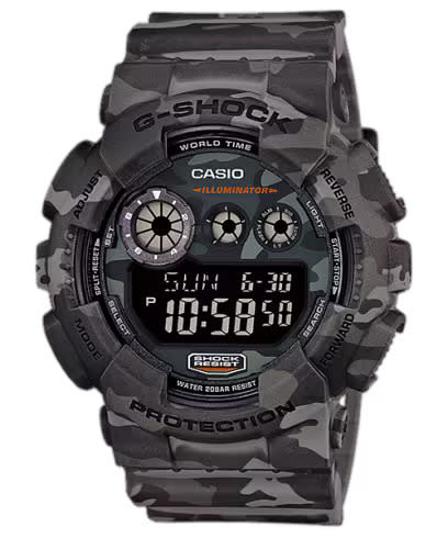 Reloj G-SHOCK GD-120CM-8D Resina Hombre Gris/Camuflado1