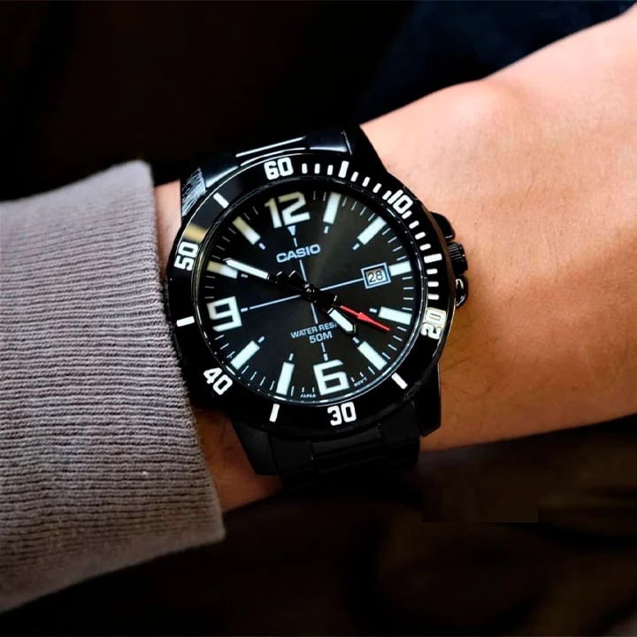 Reloj CASIO Regular MTP-VD01B-1B Acero Hombre Negro2