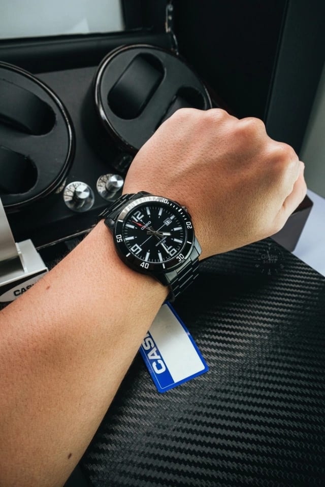 Reloj CASIO Regular MTP-VD01B-1B Acero Hombre Negro3