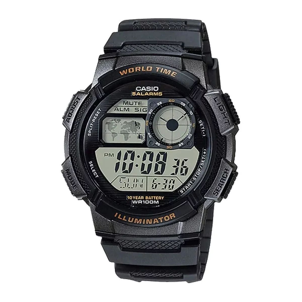 Reloj CASIO Regular AE-1000W-1A Resina Juvenil Negro1