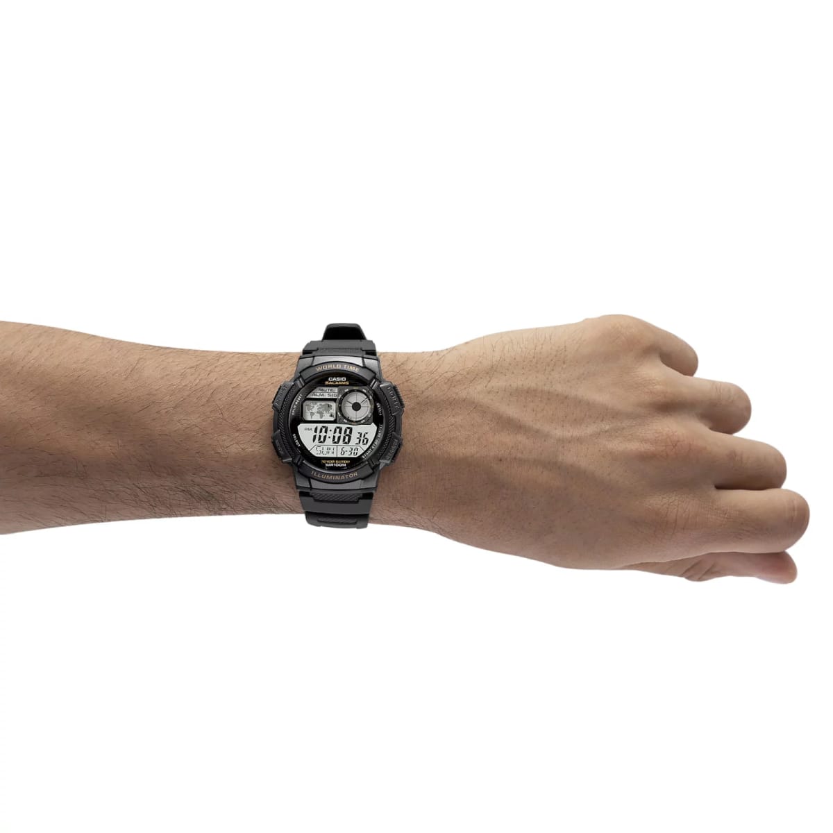 Reloj CASIO Regular AE-1000W-1A Resina Juvenil Negro4