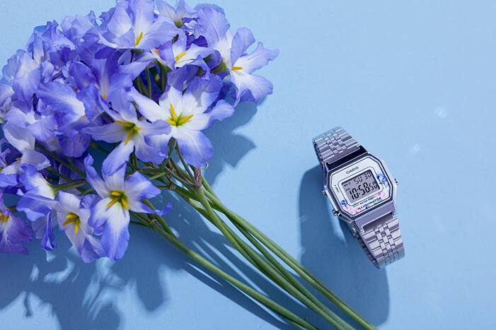 Reloj CASIO Retro LA680WA-4C Acero Mujer Plateado3