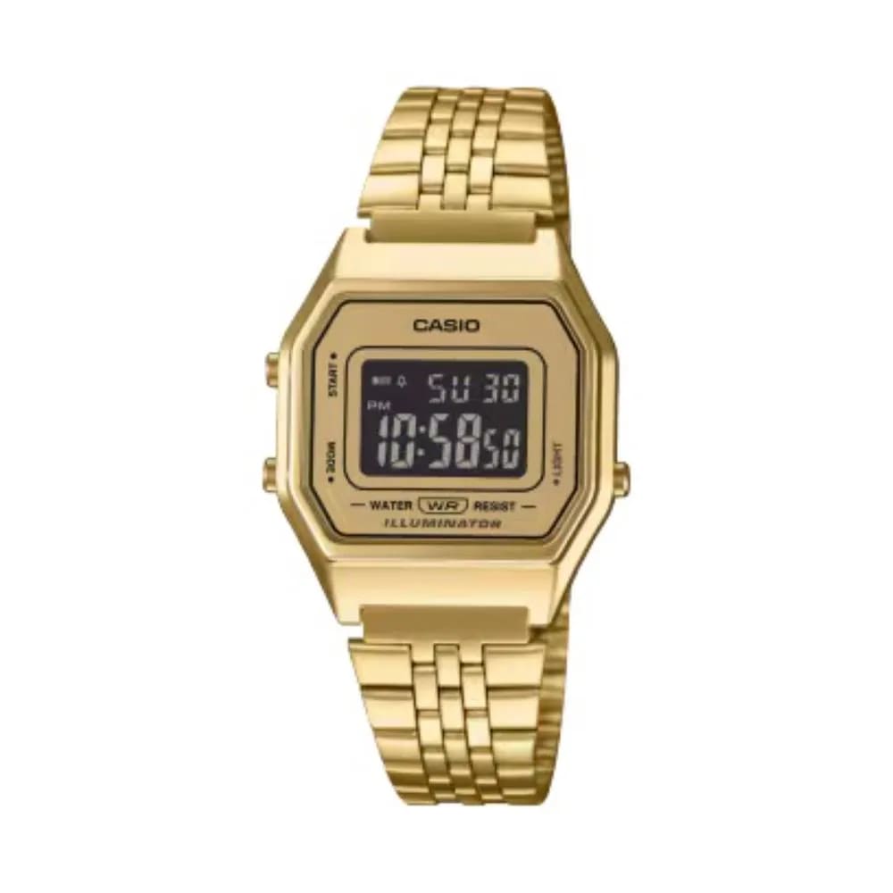 Reloj CASIO Retro LA680WGA-9BDF Acero Mujer Dorado1