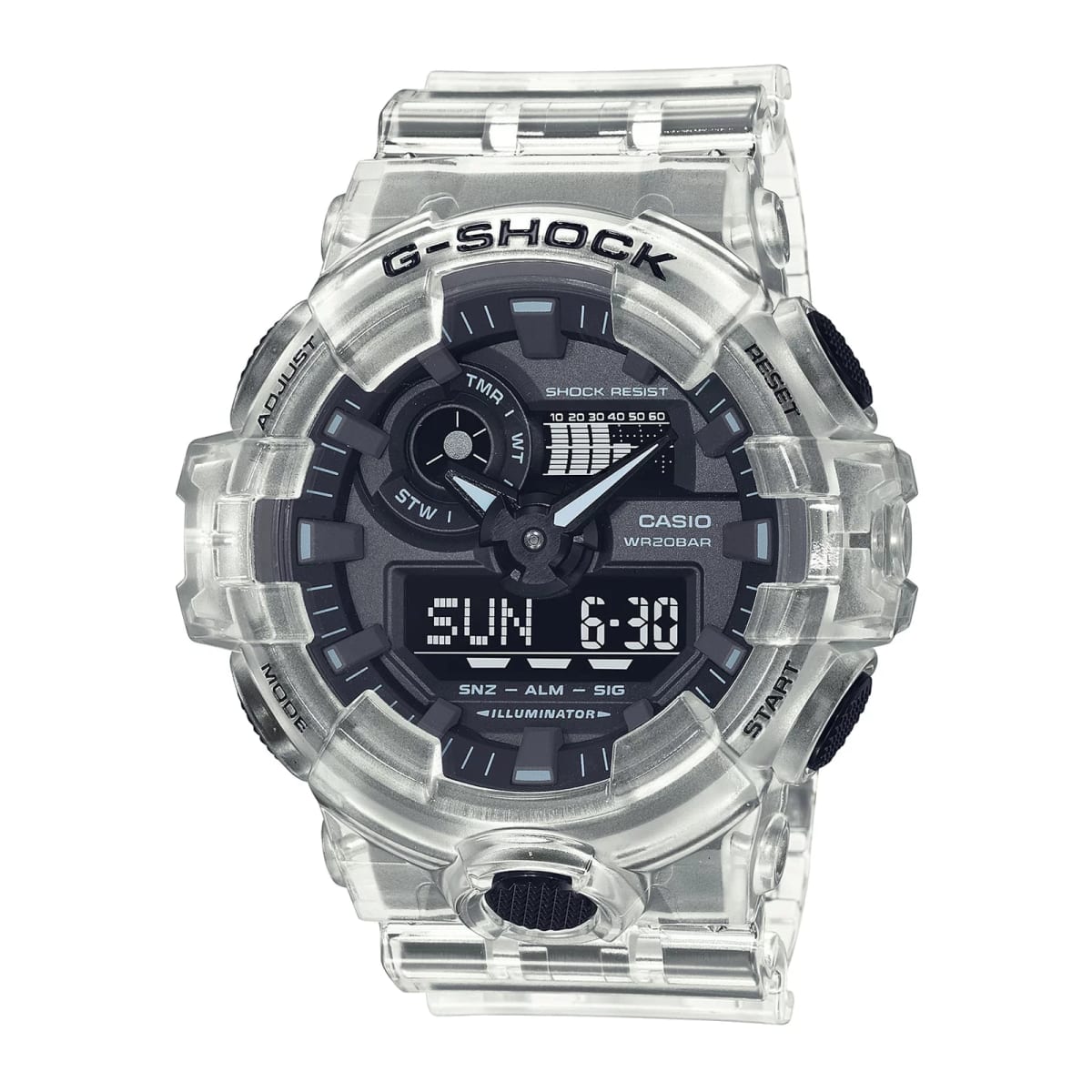 Reloj G-SHOCK GA-700SKE-7A Resina Hombre Transparente1