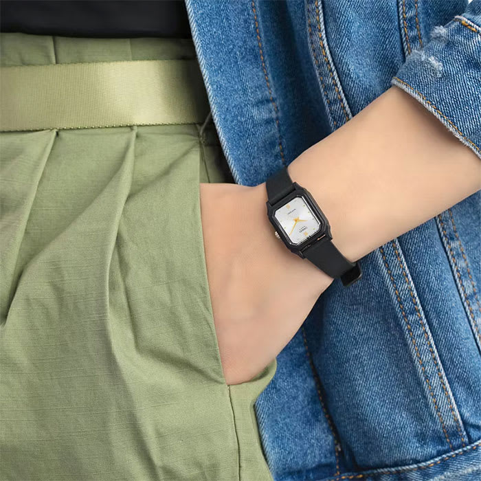 Reloj CASIO Regular LQ-142E-7A Resina Juvenil Negro4