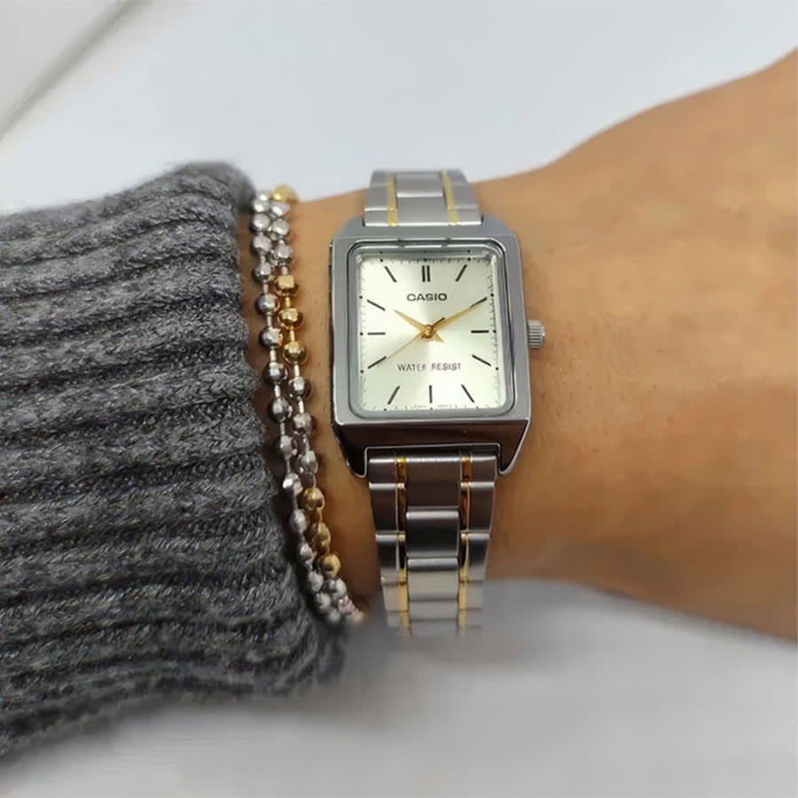 Reloj CASIO Regular LTP-V007SG-9E Acero Mujer Plateado/Dorado4